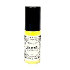 Roll On Perfume, Bergamot, Cedar, Amber, Witchy, Spells, Rituals, Meditation, Anointing Oil, Organic Jojoba Oil
