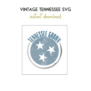 SVG-bestand van Tennessee - digitale download - The Volunteer State - thuisstaat