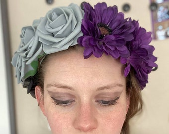 Asexual Pride Flower Crown
