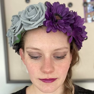 Asexual Pride Flower Crown