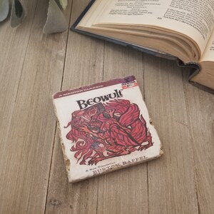 Beowulf Coaster | Poetry, Old English, Medieval Literature, English Major, Book Lover, Bookworm, Reader, Professor, Graduation, Gift