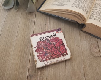 Beowulf Coaster | Poetry, Old English, Medieval Literature, English Major, Book Lover, Bookworm, Reader, Professor, Graduation, Gift