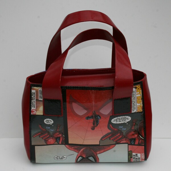 SALE PRICE!!!  Comic Book Purse Spiderman Superman Purse Handbag Accessory