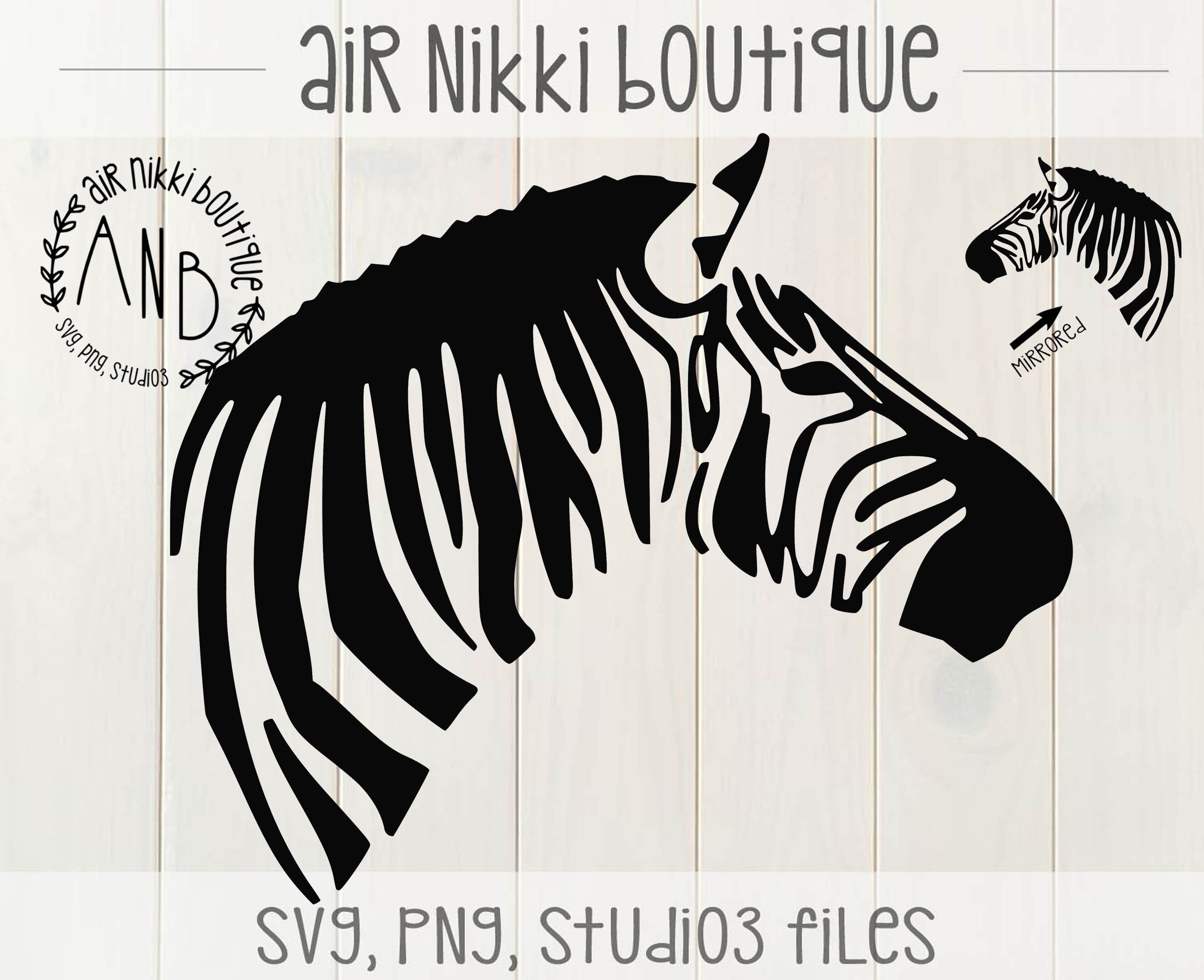 DXF instant download PNG Studio 3 Zebra SVG Mirrored png files