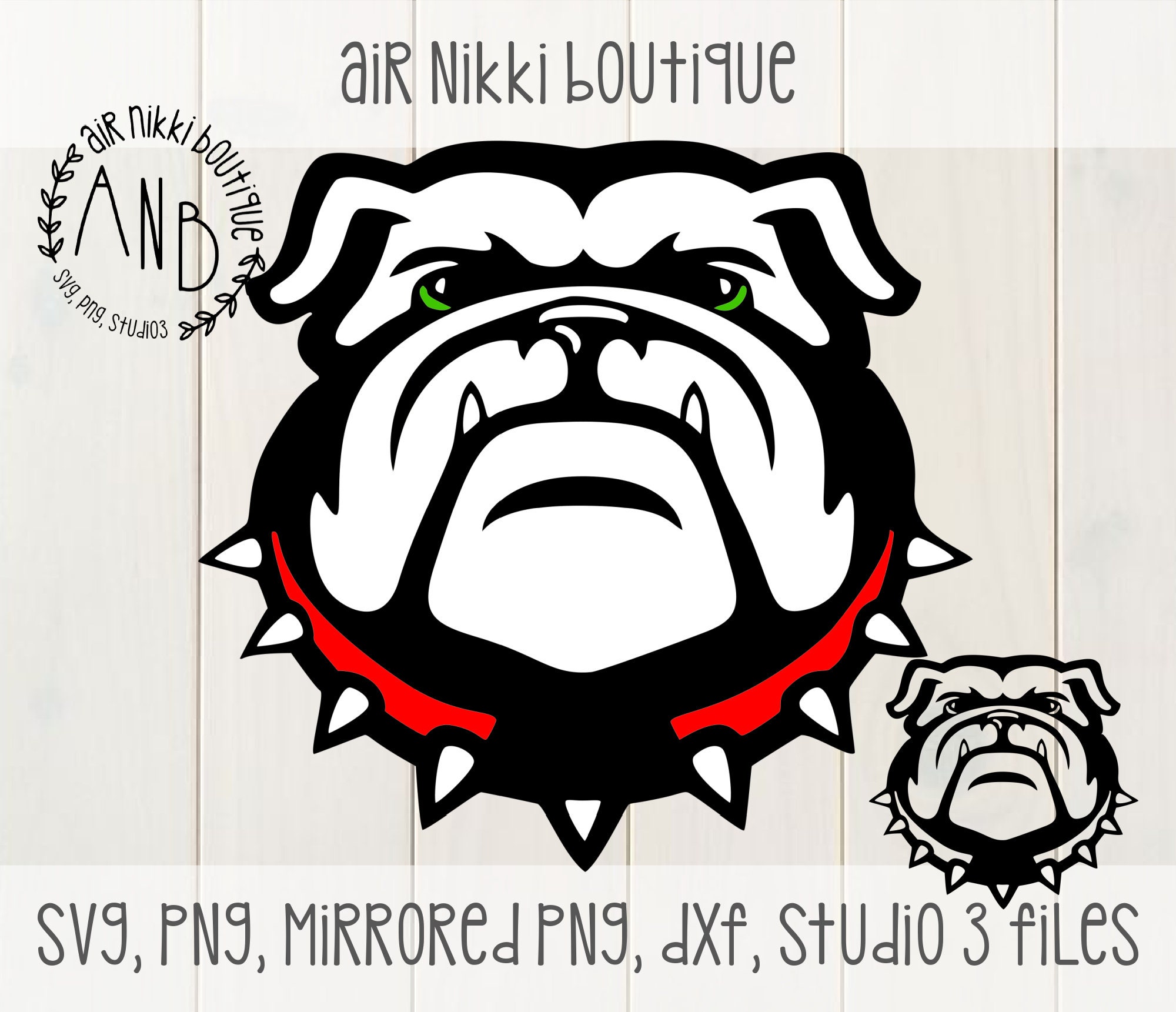 Bulldog Svg Png Dxf Studio 3 Files Layered Outline Etsy