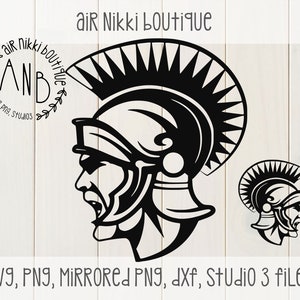 Warrior, Trojan, Greek, Roman SVG, PNG, DXF, Mirrored png, Studio 3 files, instant download