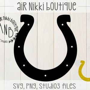 Horse Shoe SVG PNG Mirrored 300 dpi Studio 3 files instant download silhouette cameo design space zipped file vinyl DIY plotter cutter