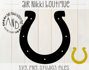 Hufeisen SVG PNG Gespiegelt 300 dpi Studio 3 Dateien sofortiger Download Silhouette Kamee Design Weltraum Zip-Datei Vinyl DIY Plotter Cutter
