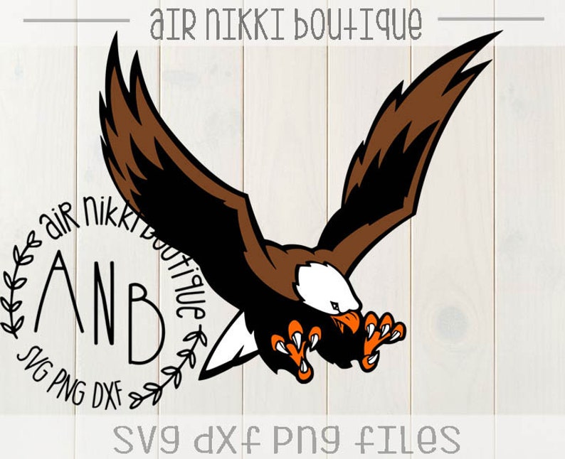 Download Eagle layered SVG PNG DXF files instant download cut | Etsy