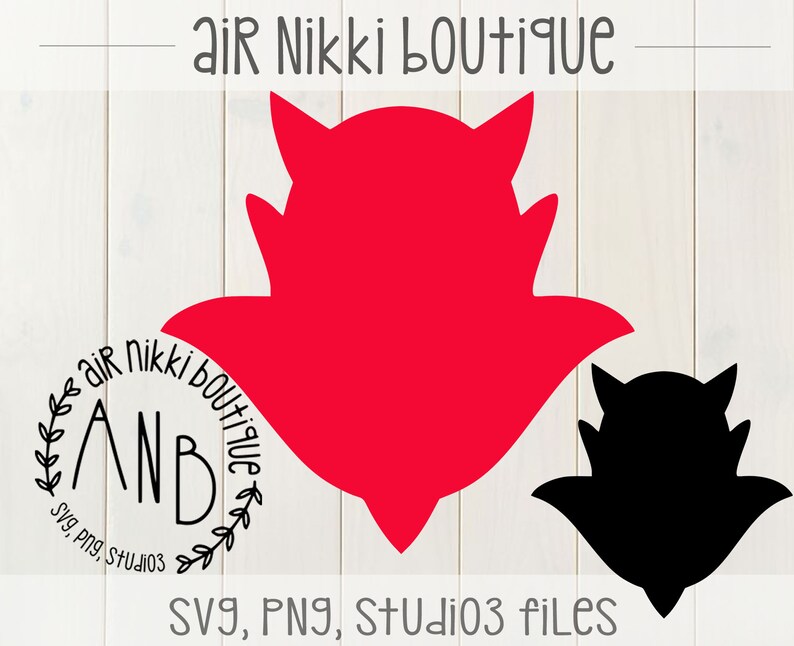 Devil outline, SVG, PNG, DXF, studio3 files, instant download, cut file, cameo, cricut, cut n scan 2 image 3