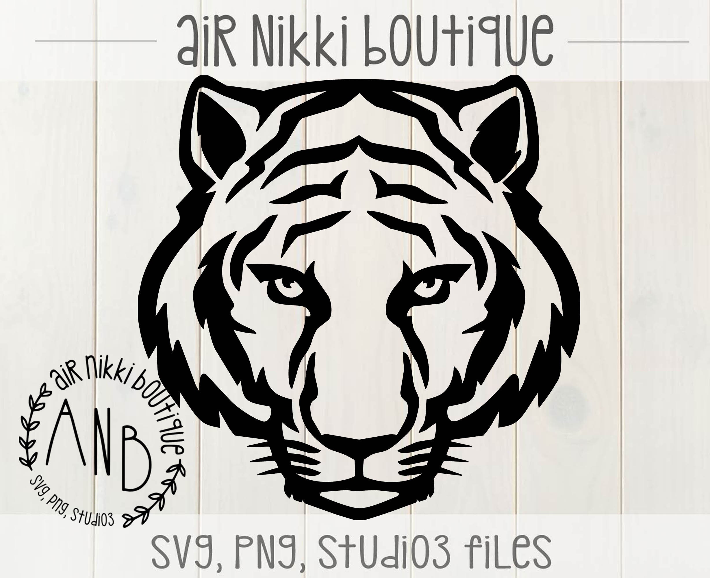 Download Tiger Svg Png Dxf Studio 3 Files Layered Instant Etsy