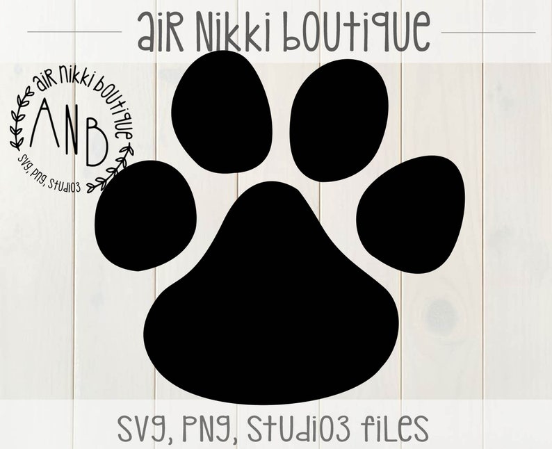 Paw Print Svg Png Dxf Studio Download Files Indefinitely 3 Instant