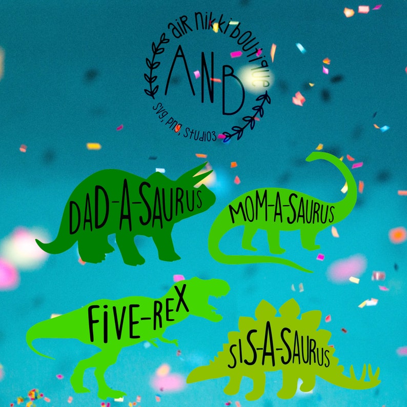 Download PNG Dinosaur SVG Dad-a-saurus instant download Sis-a ...