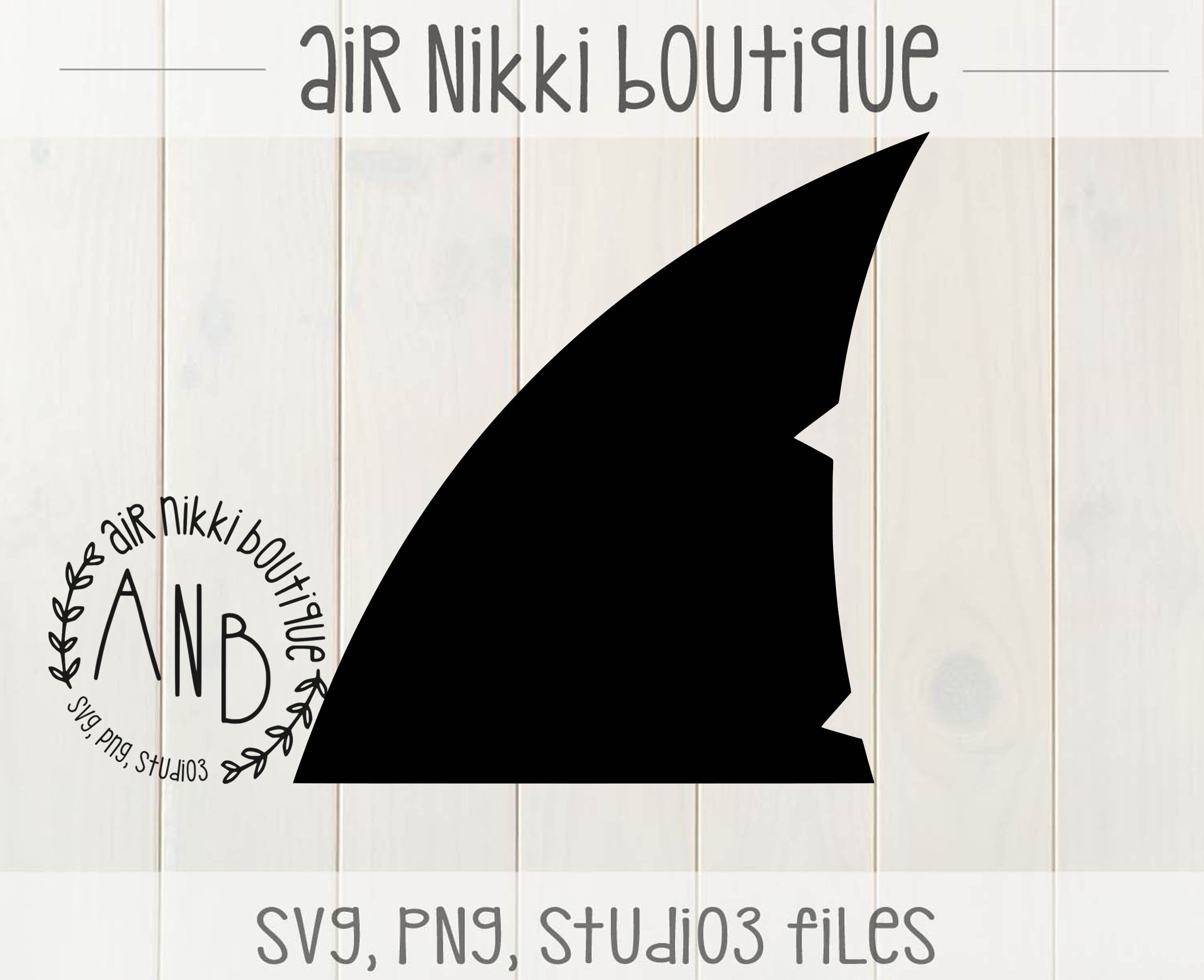 Shark Fin SVG, PNG, Studio3 files, instant download