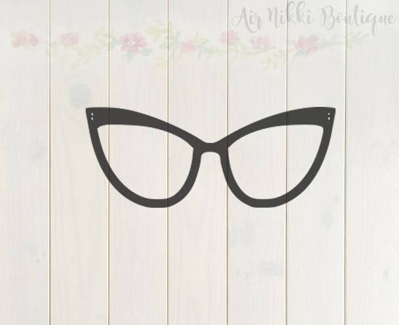 Download Cat Eye Glasses Svg Png Dxf Files Instant Download Etsy 3D SVG Files Ideas | SVG, Paper Crafts, SVG File