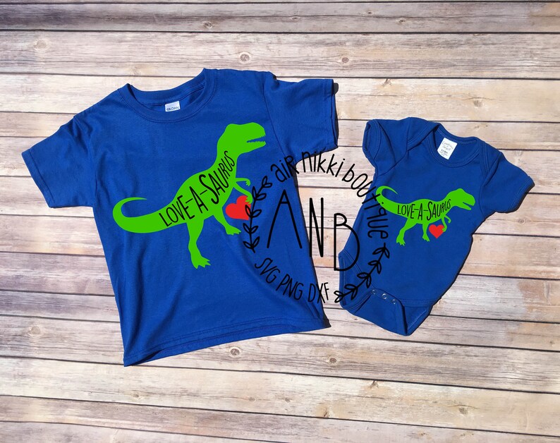 Download Love-a-saurus T-Rex with a heart valentine's day SVG | Etsy