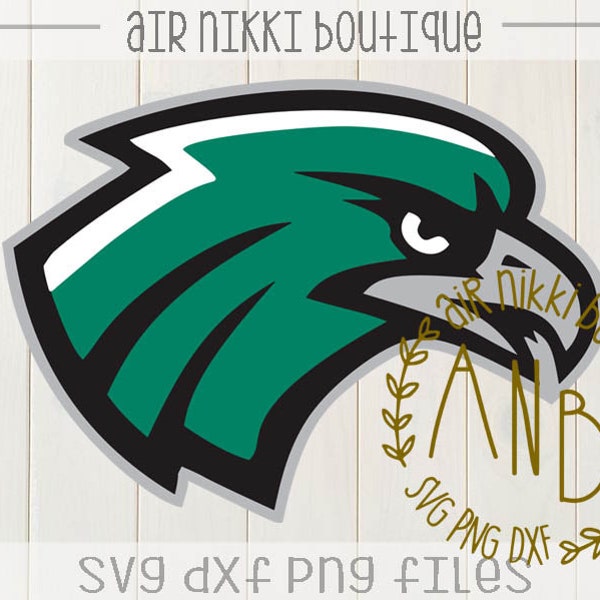 River Hawk, layered, SVG, PNG, DXF files, instant download