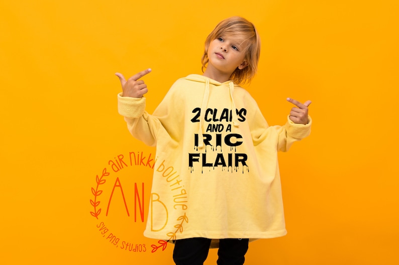 2 claps and a ric flair shirt