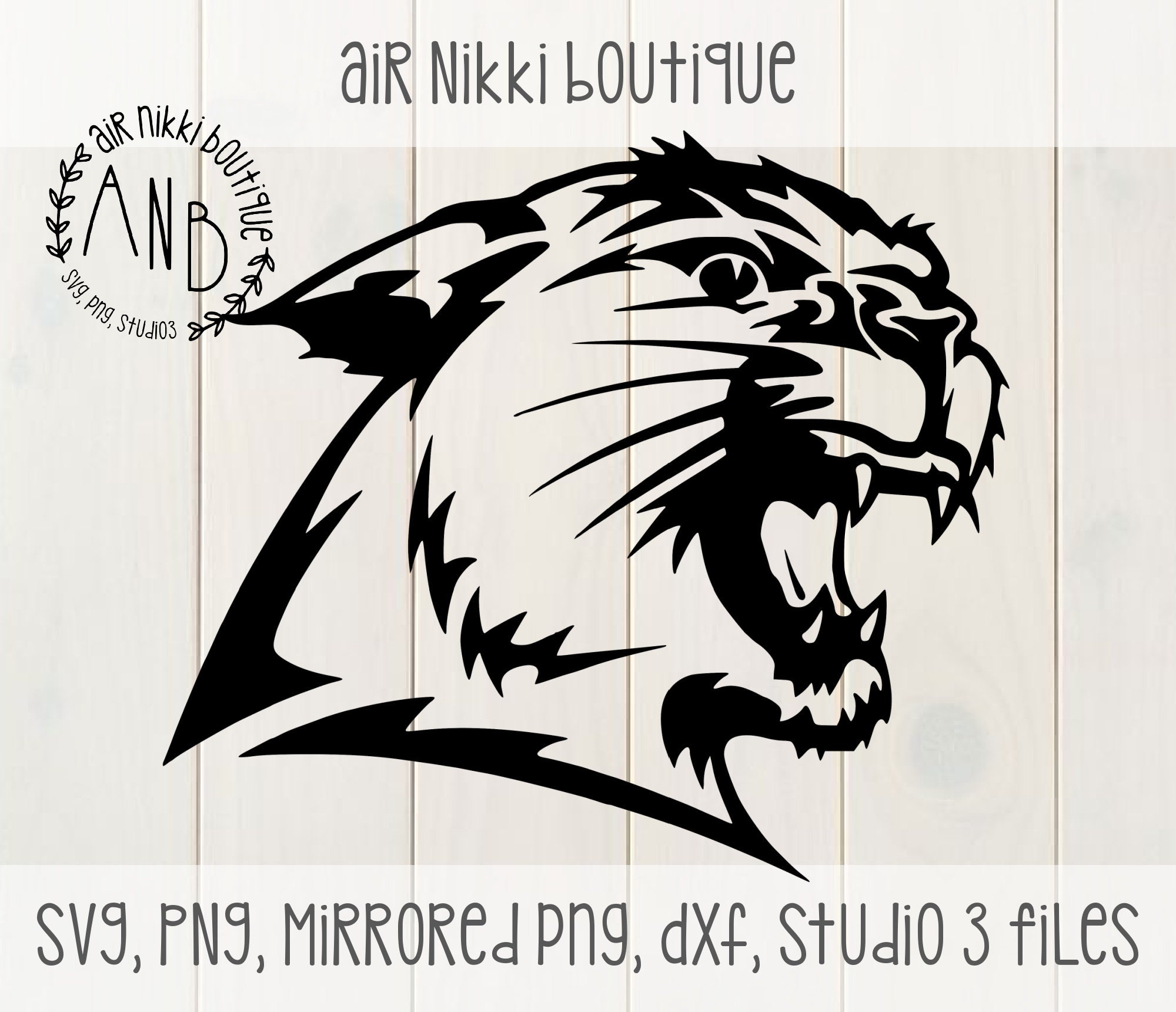 Wildcat Head Vector File Wildcat Head, SVG, PNG, Mirrored Png, DXF, Studio 3 Files, Instant ...