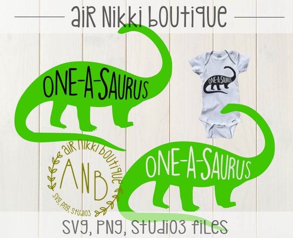 Download One A Saurus Dinosaur Birthday Birthday Shirt 1st Etsy