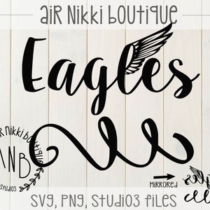 Eagles, wings, SVG, PNG, DXF, studio3 files, mirrored png, instant download