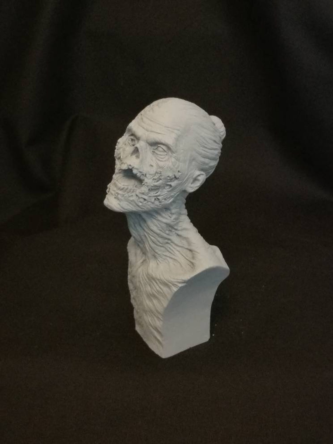 Zombie Sculpture Decaying Infected Undead Horror Dark Art Etsy