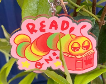 Read On Recycled Acrylic Charm