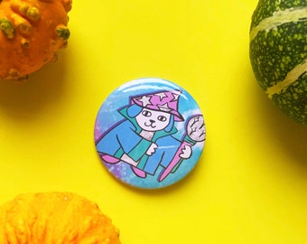 Bark Mage RPG Inspired Magical 58mm Button Badge