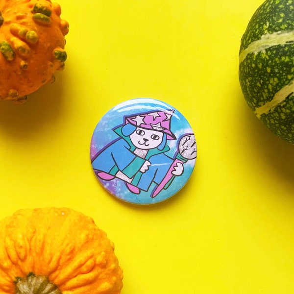 Bark Mage RPG Inspired Magical 58mm Button Badge