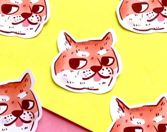 Shiba Inu Matt Sticker