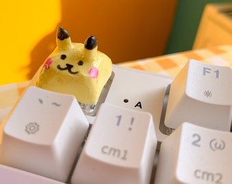 Electric Mouse Artisan Clay Keycap