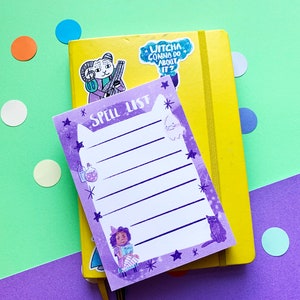 Spell List A6 Recycled To Do List Note Pad Stationery Gift Student Stocking Filler image 3