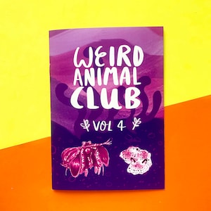 Weird Animal Club Zine Vol 4, Endangered Animals, Nature, Wildlife Facts, Kids, Children, Zines, Comics, Educational, Art Book