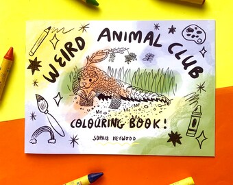 Weird Animal Club Colouring Book