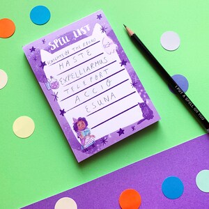 Spell List A6 Recycled To Do List Note Pad Stationery Gift Student Stocking Filler image 10