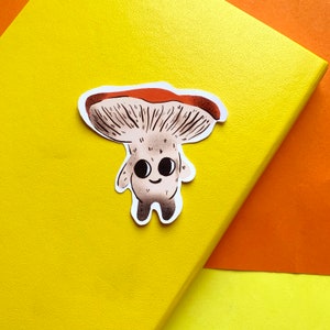 Mushroom Illustrated Matt Cute Sticker Bullet Journalling Scrapbooking Cottagecore image 2
