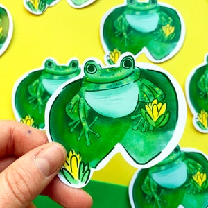 Froggy Matt Large Sticker image 1