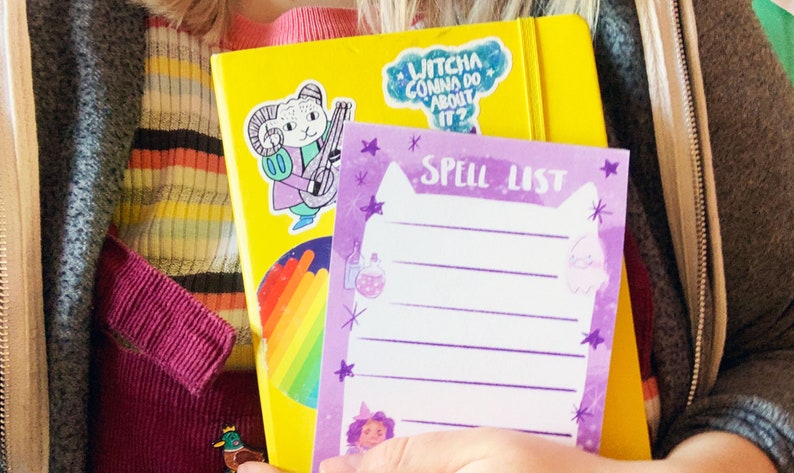 Spell List A6 Recycled To Do List Note Pad Stationery Gift Student Stocking Filler image 7