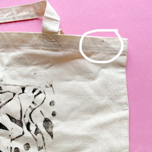 Lino Hand Printed Tiger Tote Bag image 8
