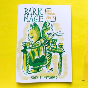 Bark Mage and Friends Vol. 3, Illustrated Comic Book, Fantasy Zine, RPG, dnd, Gamer Gift, Gaming, Comics, Zines