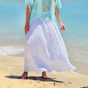 Plus size gauze skirts hotsell