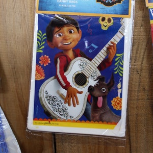 COCO Party Supply-Table Cloth-Goody Bag-Plastic-Day of the Dead-Halloween-Decor-Party Supply-Disney Mexican Fiesta-Outdoor-Birthday PINATA-