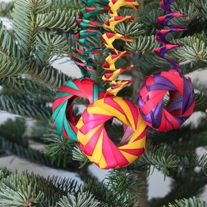 Dozen Woven Ornaments Christmas Handmade Palm Leaf-Boho-Fiesta Christmas Tree-Decor-Xmas-Gift Ideas-Holiday-Southwest-Coco-Amor