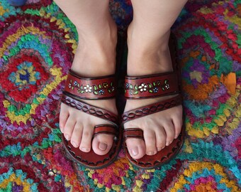 etsy huarache sandals