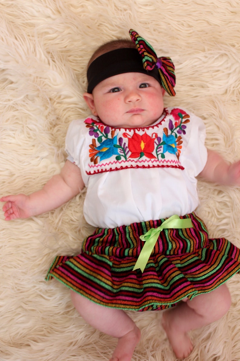 baby girl mexican outfit