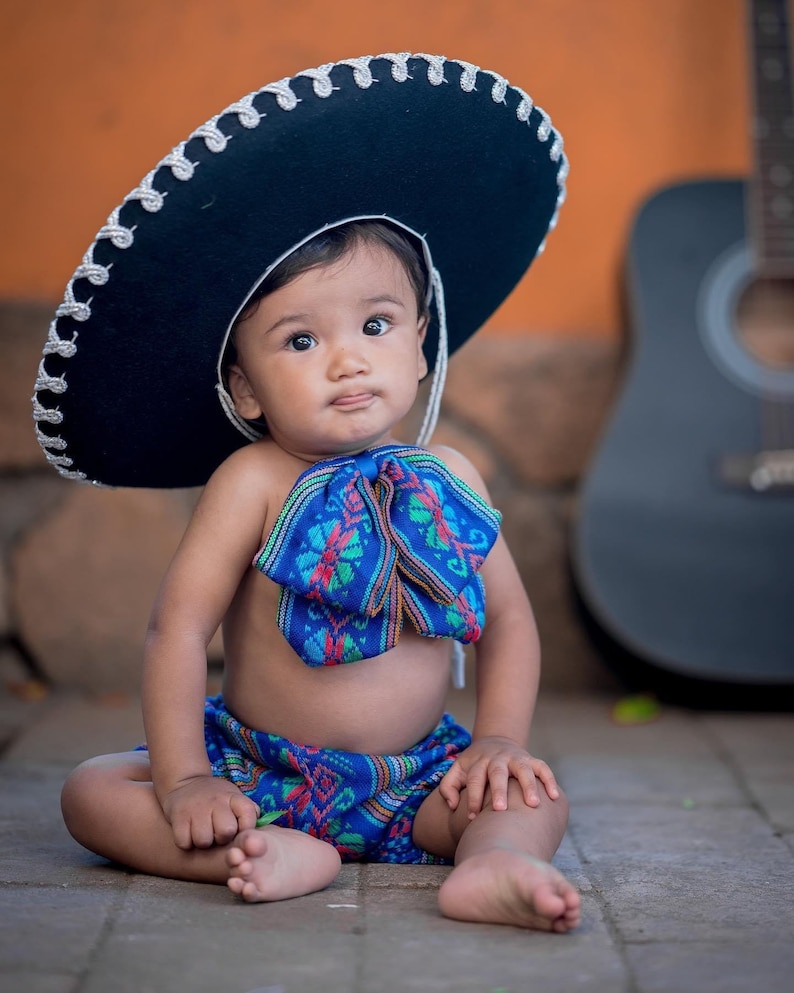 Charro Baby 1224 MonthsColorful Baby Toddler Mexican Outfit Etsy
