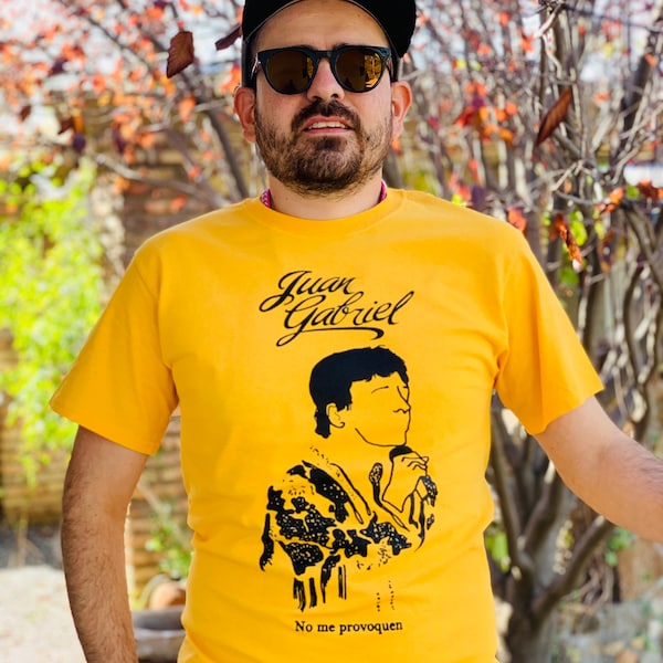 Juan Gabriel Nostalgic Bohemian Mens Unisex Mexican Tee Traditionally Inspired-Hipster-Festival Fiesta Mexican Cotton Música Singer