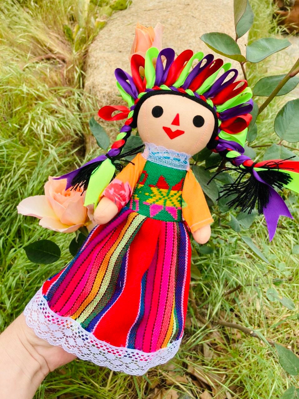 Large 11 inch lele mexican doll toy handmade christmas tree  etsy Large 11 inch lele mexican doll toy handmade christmas tree  etsy