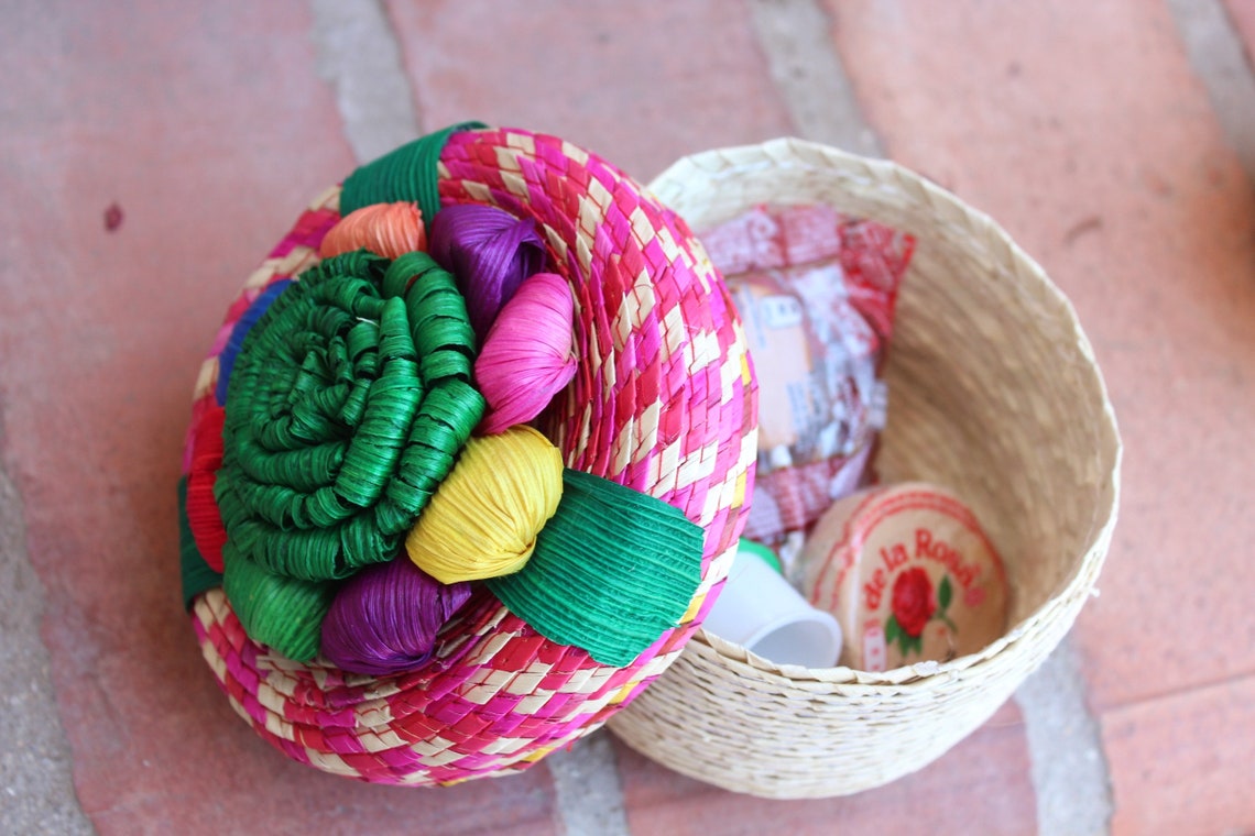 Mini Hand Woven Gift Box set of 6baskethandmadepalm Etsy