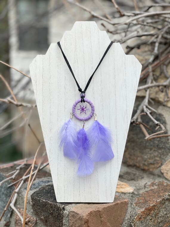 Dream Catcher Natural Healing Necklace Chakra Rose Reiki Charm